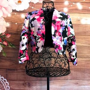 NWOT Black Label by Evan Picone blazer top